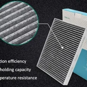 Cabin Air Filter 7H0819631 with Activated Carbon Compatible for Selected Audi Q7, Porsche Cayenne, Volkswagen Touareg